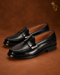 Mens British-style Vintage Slip-on Low-cut Loafers