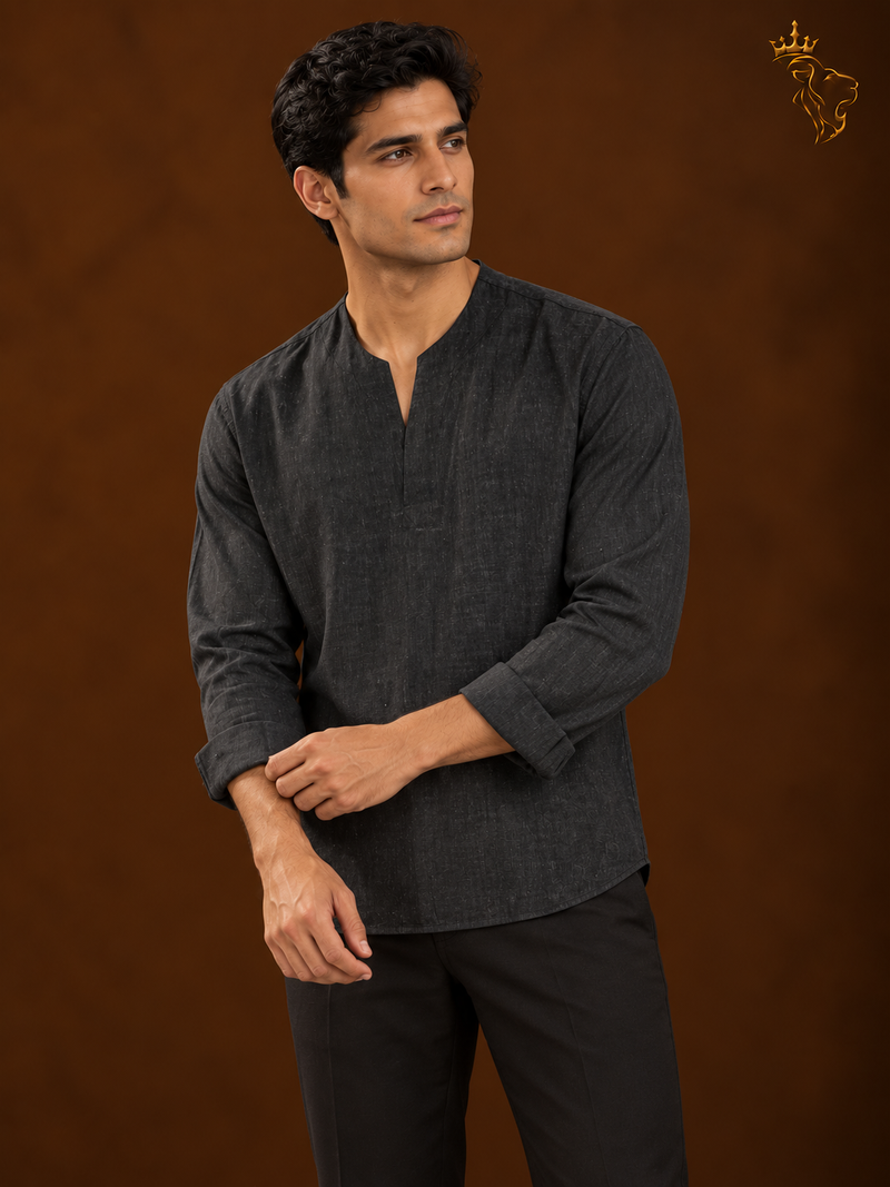 Fashion New Shirt Cotton Linen Men's Shirt