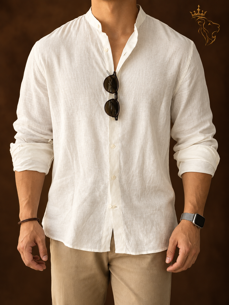 Old-money-style Casual New Single-wear Up Shirts For Men