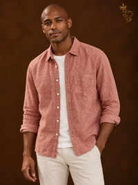 Linen shirt men's business